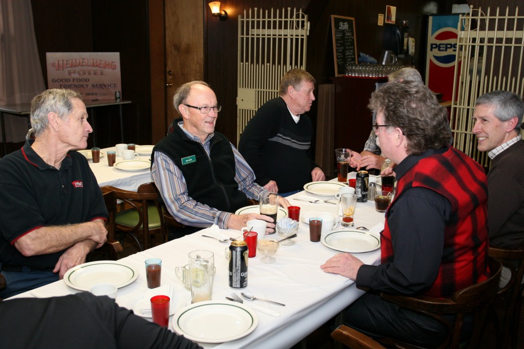 From left: Peter Knipfel, Ron Shane, Jim Renaud, Joe Bonfoey and John MacDonald
