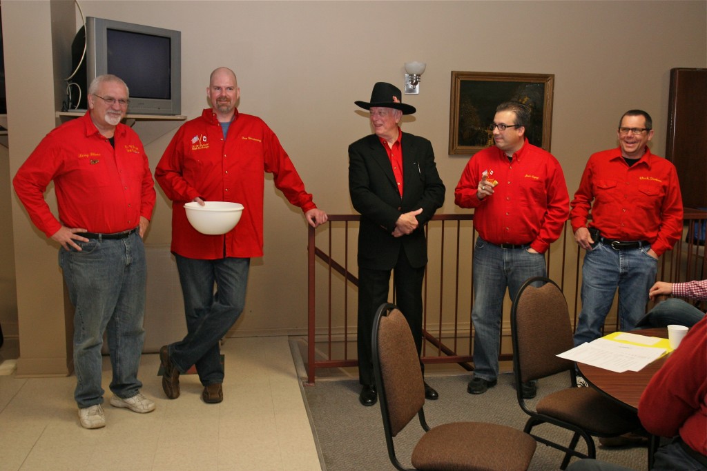 Leroy Bliven, Sherriff Dan Glendinning, Deacon Don Danstone, Josh Lopez and Chuck Thomas