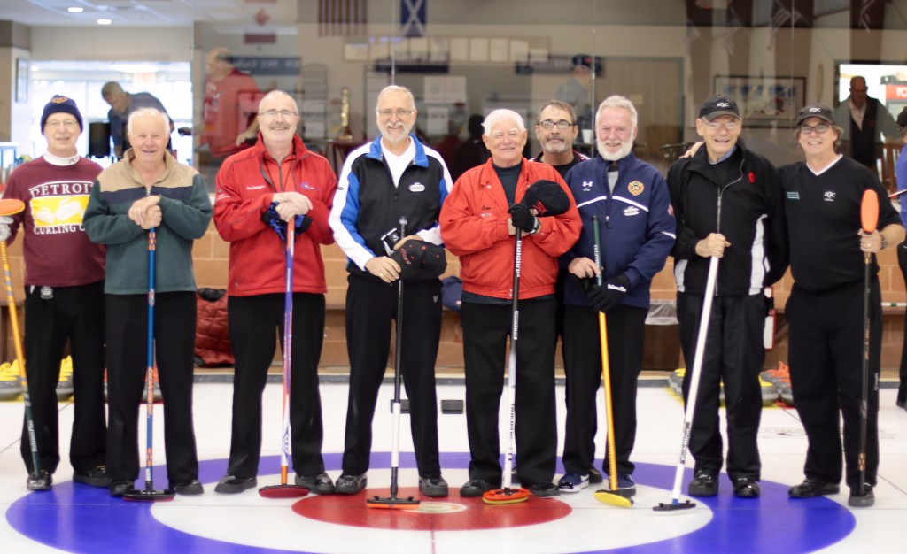 From the left: ?, Gerry Dolff, Paul Badgero, John Dankeart, Ian Anderson, Kevin Ingraham, Pat Cannon, John Martin and Matt Schumacher